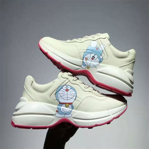 gucci doraemon rhyton sneakers